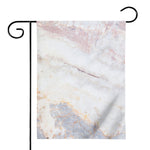 Pink White Grey Marble Print House Flag