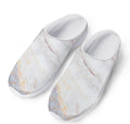 Pink White Grey Marble Print Mesh Casual Shoes