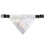 Pink White Grey Marble Print Over The Collar Dog Bandana