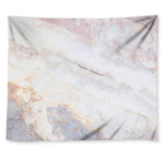 Pink White Grey Marble Print Tapestry