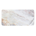Pink White Grey Marble Print Towel