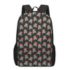 Pirate Skull Crossbones Pattern Print 17 Inch Backpack