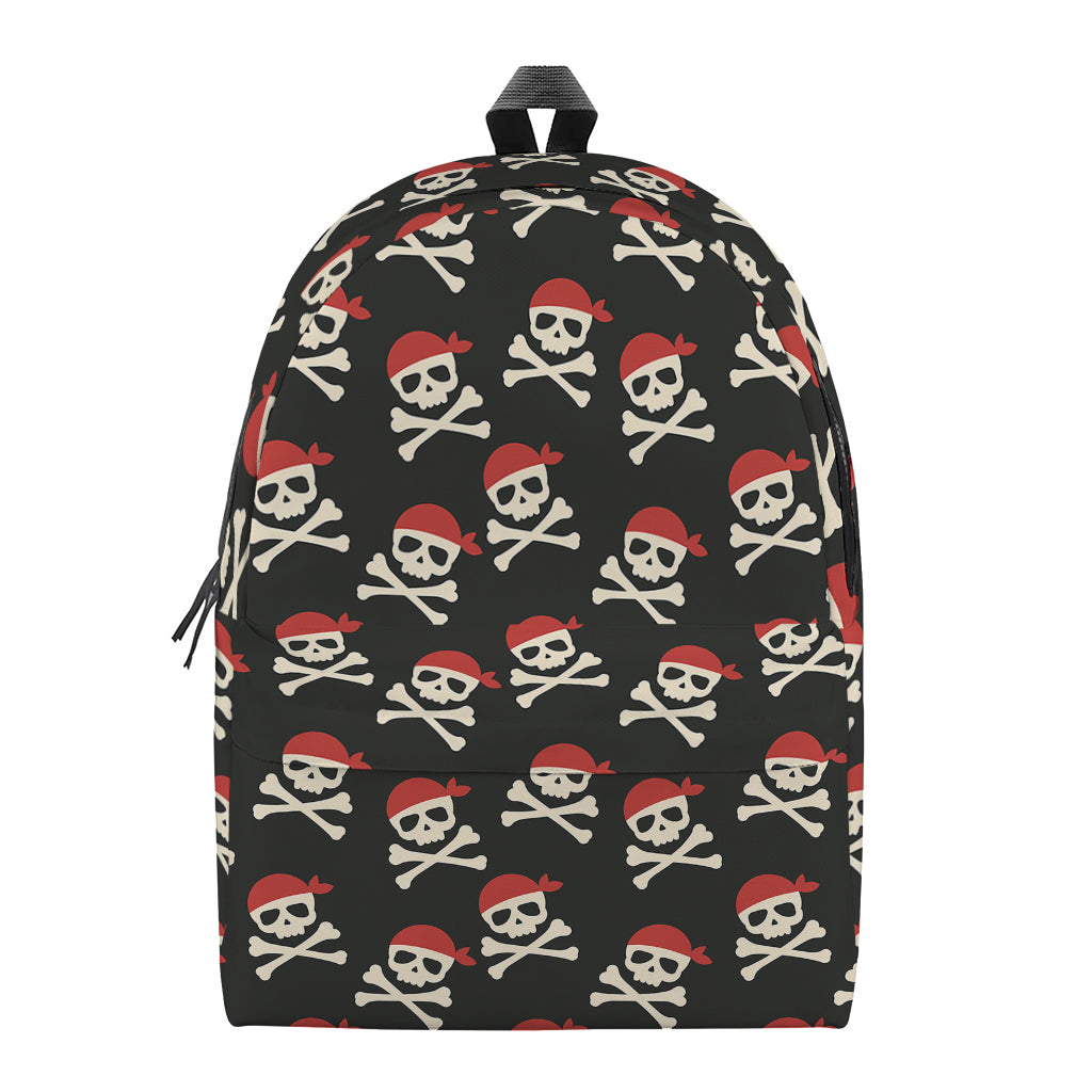 Pirate Skull Crossbones Pattern Print Backpack