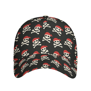 Pirate Skull Crossbones Pattern Print Baseball Cap