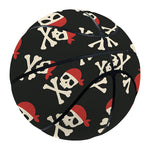 Pirate Skull Crossbones Pattern Print Basketball
