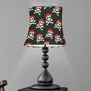 Pirate Skull Crossbones Pattern Print Bell Lamp Shade