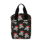Pirate Skull Crossbones Pattern Print Bible Tote Bag