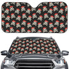 Pirate Skull Crossbones Pattern Print Car Windshield Sun Shade