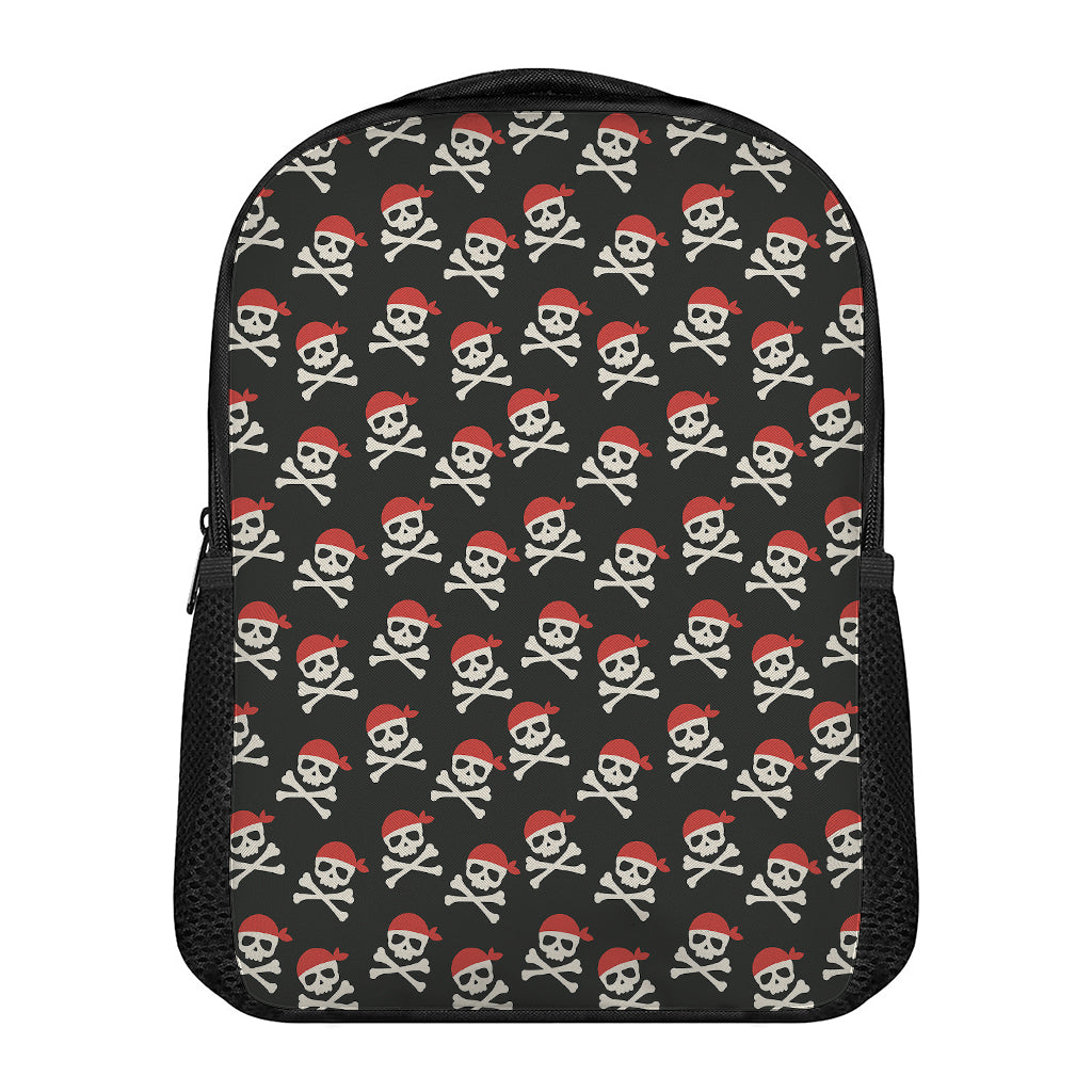 Pirate Skull Crossbones Pattern Print Casual Backpack