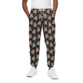 Pirate Skull Crossbones Pattern Print Cotton Sweatpants