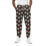 Pirate Skull Crossbones Pattern Print Cotton Pants