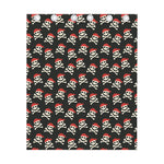 Pirate Skull Crossbones Pattern Print Curtain