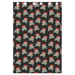 Pirate Skull Crossbones Pattern Print Curtain