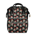 Pirate Skull Crossbones Pattern Print Diaper Bag