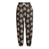 Pirate Skull Crossbones Pattern Print Fleece Lined Knit Pants