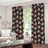 Pirate Skull Crossbones Pattern Print Grommet Curtains