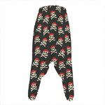 Pirate Skull Crossbones Pattern Print Hammer Pants