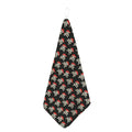Pirate Skull Crossbones Pattern Print Hand Towel