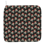 Pirate Skull Crossbones Pattern Print Hand Towel