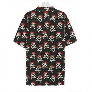 Pirate Skull Crossbones Pattern Print Hawaiian Shirt