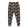 Pirate Skull Crossbones Pattern Print Jogger Pants