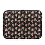 Pirate Skull Crossbones Pattern Print Laptop Sleeve