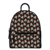 Pirate Skull Crossbones Pattern Print Leather Backpack