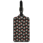 Pirate Skull Crossbones Pattern Print Luggage Tag