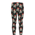 Pirate Skull Crossbones Pattern Print Men's Leggings