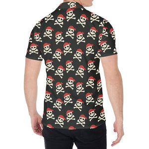 Pirate Skull Crossbones Pattern Print Men's Shirt