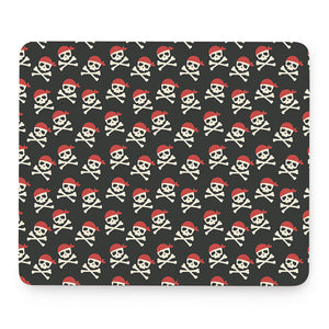 Pirate Skull Crossbones Pattern Print Mouse Pad