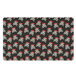 Pirate Skull Crossbones Pattern Print Polyester Doormat