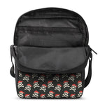 Pirate Skull Crossbones Pattern Print Rectangular Crossbody Bag