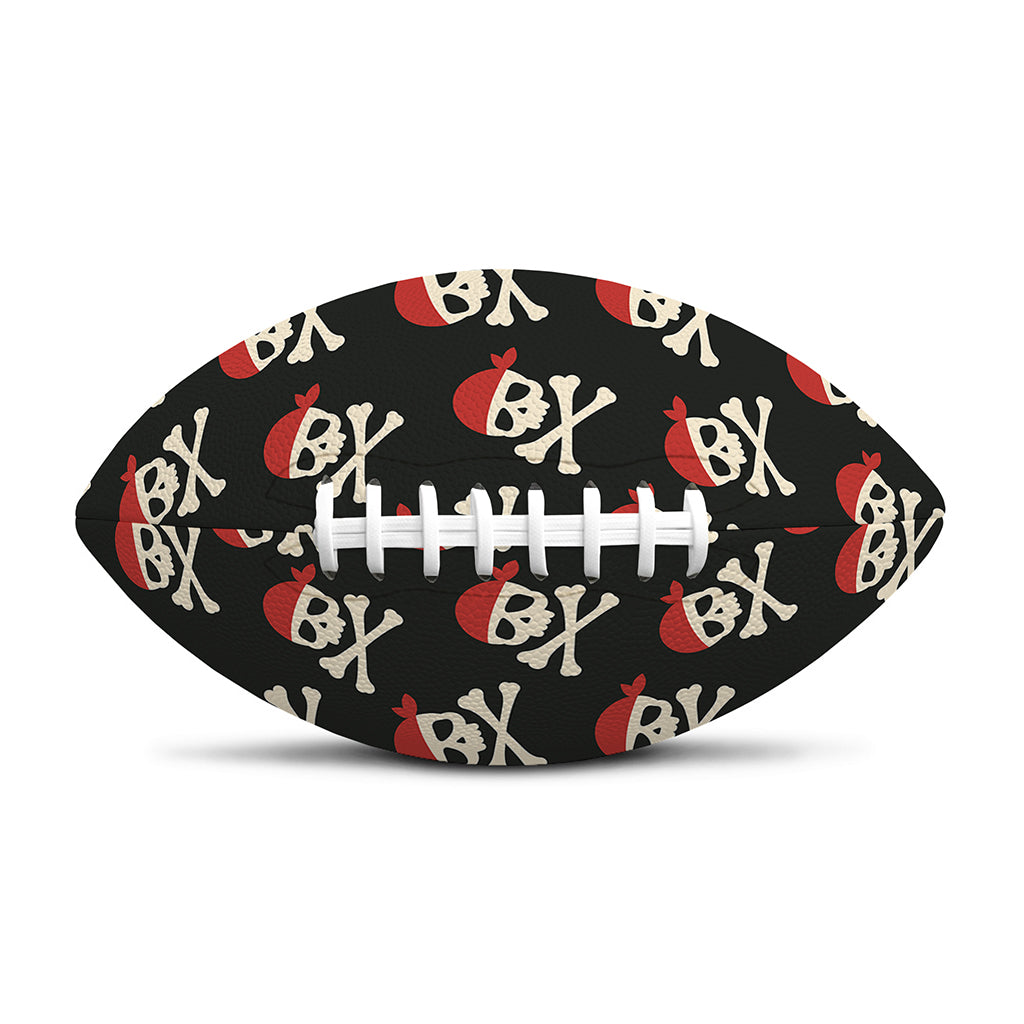 Pirate Skull Crossbones Pattern Print Rugby Ball