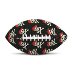 Pirate Skull Crossbones Pattern Print Rugby Ball