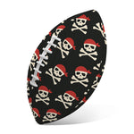 Pirate Skull Crossbones Pattern Print Rugby Ball