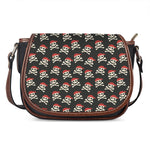 Pirate Skull Crossbones Pattern Print Saddle Bag