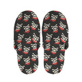 Pirate Skull Crossbones Pattern Print Slippers