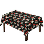 Pirate Skull Crossbones Pattern Print Tablecloth