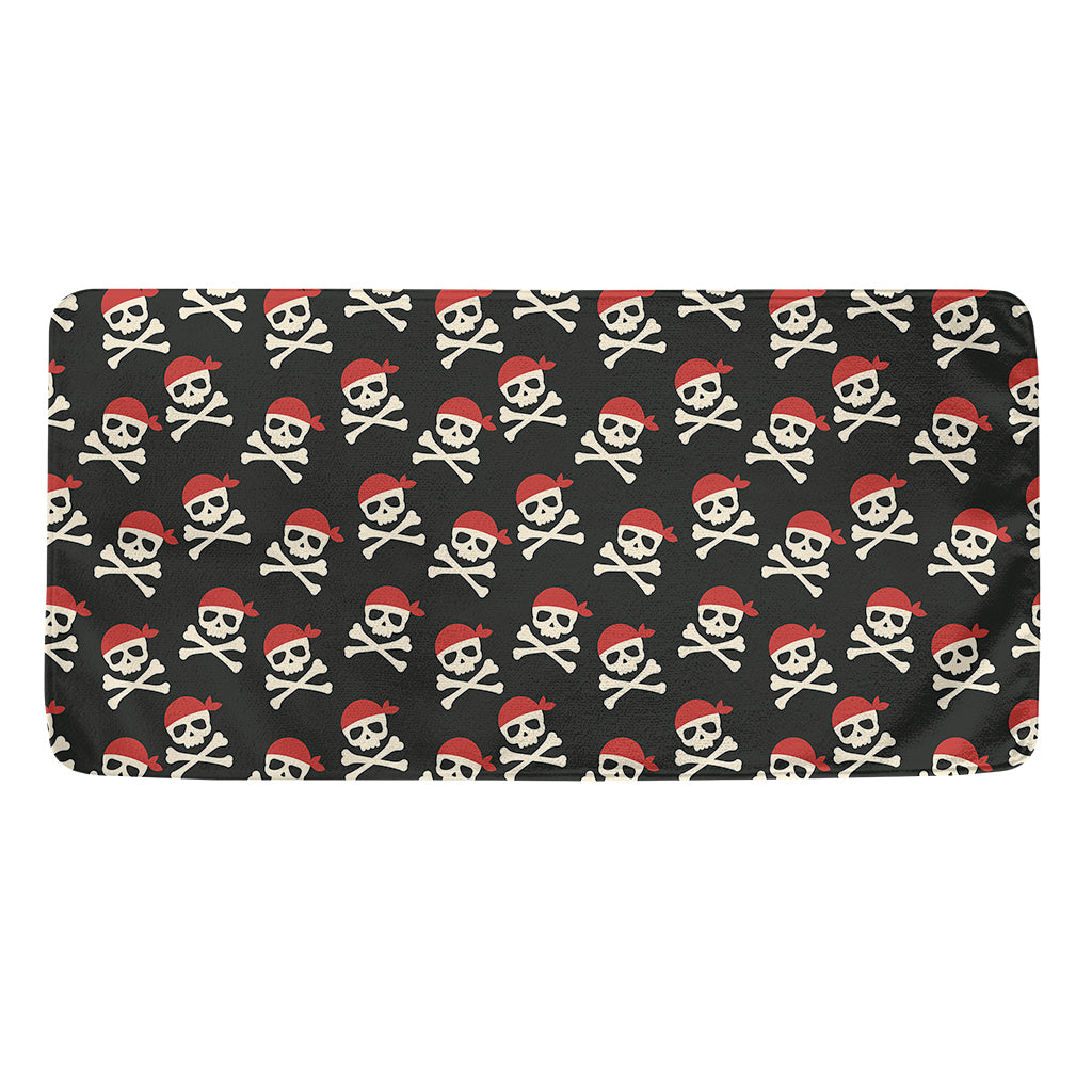 Pirate Skull Crossbones Pattern Print Towel