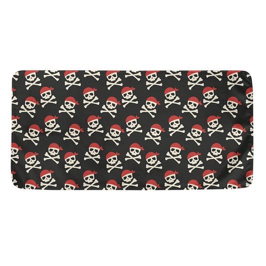 Pirate Skull Crossbones Pattern Print Towel