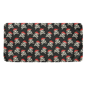 Pirate Skull Crossbones Pattern Print Towel