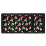 Pirate Skull Crossbones Pattern Print Trifold Wallet