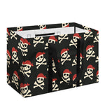 Pirate Skull Crossbones Pattern Print Utility Tote Bag