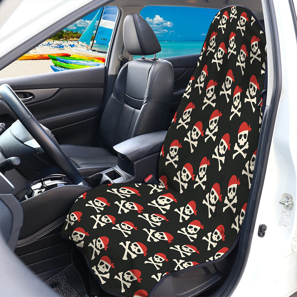 Pirate Skull Crossbones Pattern Print Waterproof Car Seat Cover