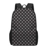 Pirate Skull Symbol Pattern Print 17 Inch Backpack