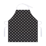 Pirate Skull Symbol Pattern Print Adjustable Apron