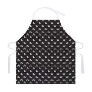 Pirate Skull Symbol Pattern Print Adjustable Apron