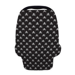 Pirate Skull Symbol Pattern Print Baby Seat Cover