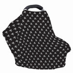 Pirate Skull Symbol Pattern Print Baby Seat Cover